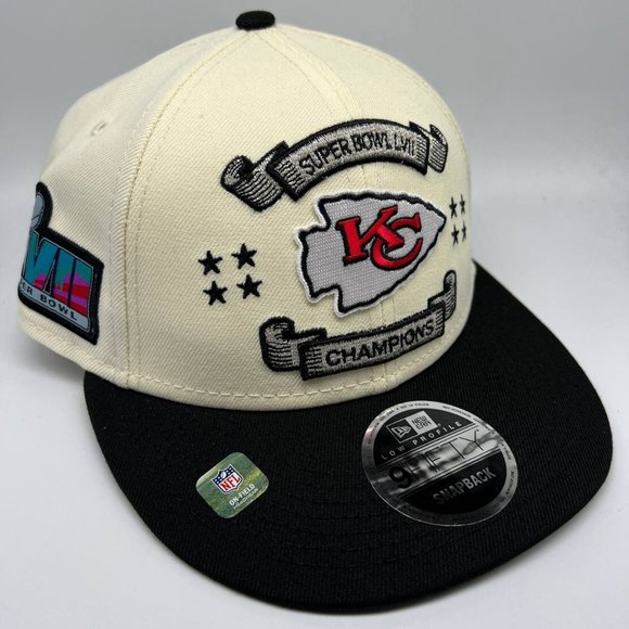 Kansas City Chiefs Superbowl 57 Champions 2023 9Fifty New Era Hat Snapback New - Picture 3 of 8